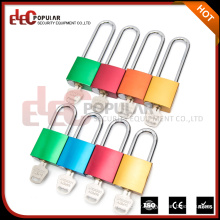 Elecpopular China Factory Aluminium Safety Colourful Padlock With OEM Shackle